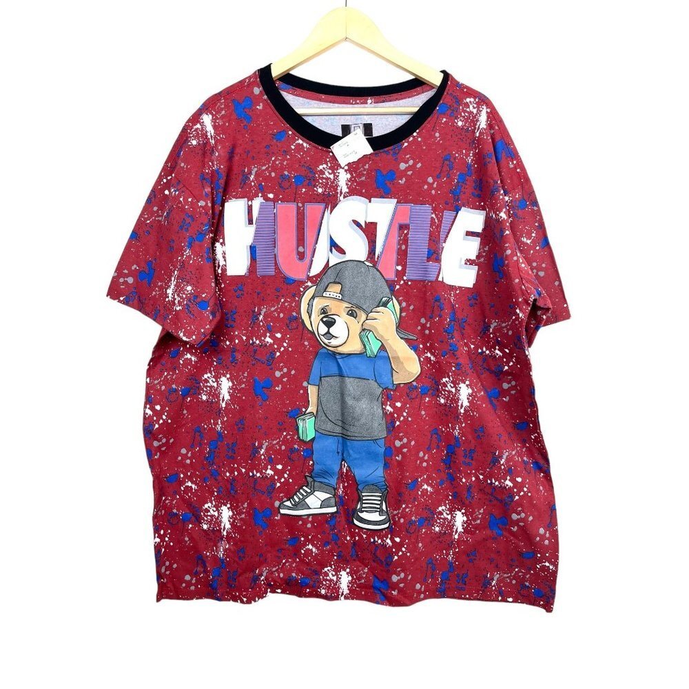 (NWT) Bailey‎ Apparel Hustle Bear T shirt size 3XL